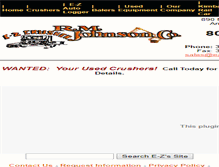 Tablet Screenshot of ezcrusher.com